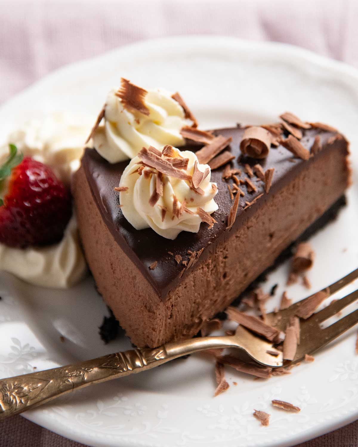 Rich Chocolate Cheesecake