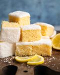 Lemon Coconut Cake Slice
