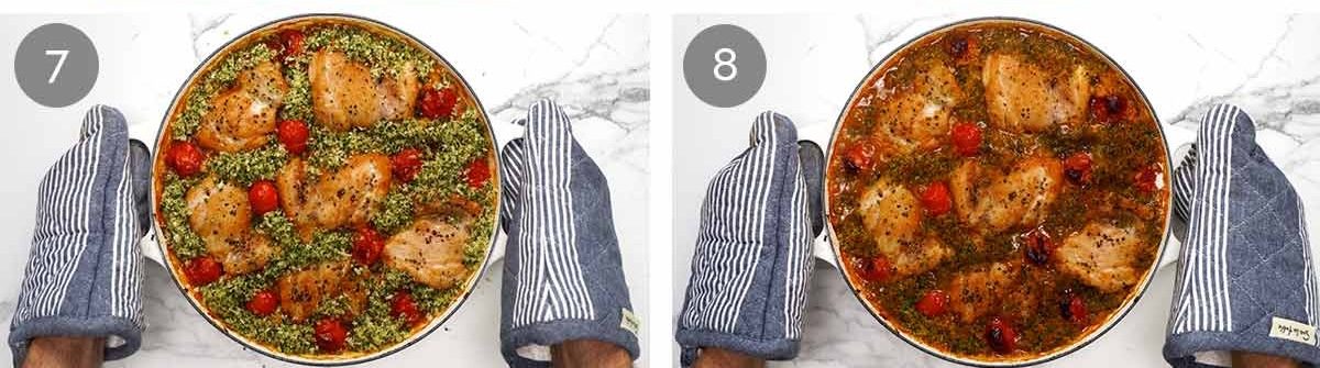 Chicken Cassoulet - steps