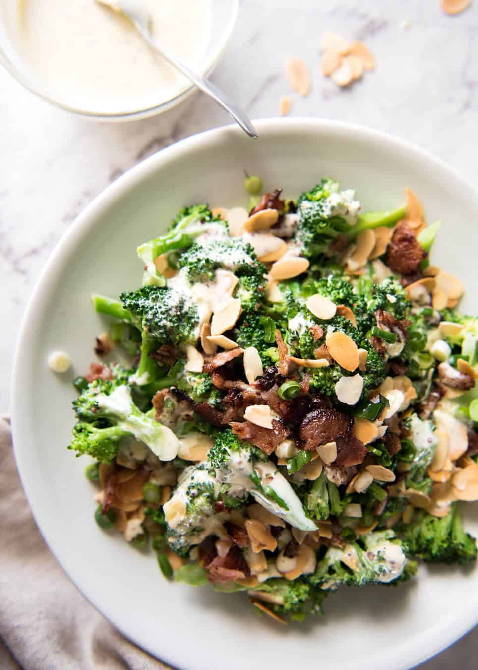 Broccoli Salad with Sour Cream Dressing - RecipeTin Eats