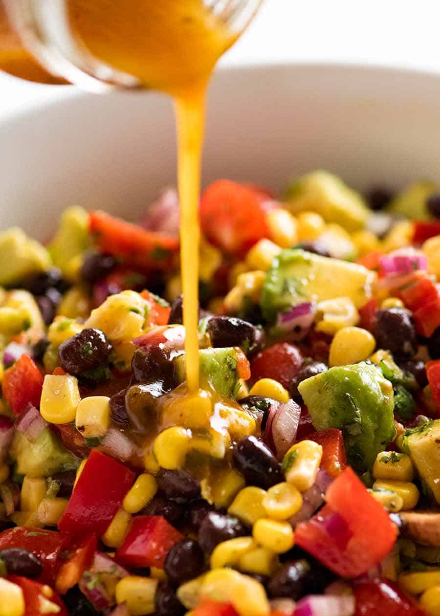 Cowboy Bean Salad with Lime Dressing - RecipeTin Eats