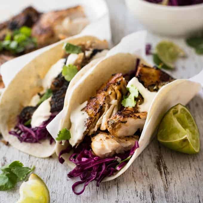 Marinated Fish Tacos | I've been asked for the marinade for these tacos so many times! recipetineats.com