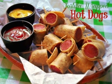24 Things To Make With Tortillas: Tortilla Wrapped Hot Dogs
