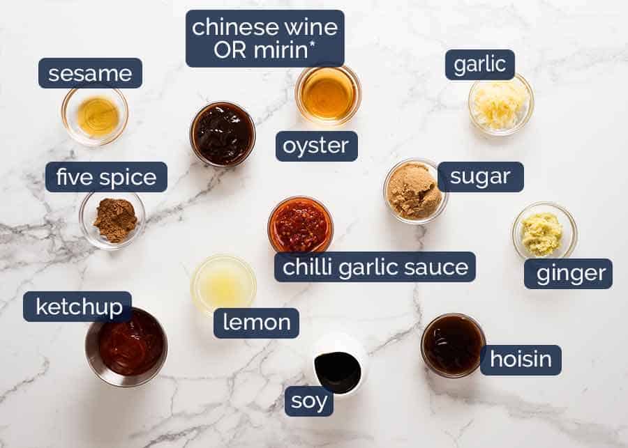 What goes in Chinese marinade for wings