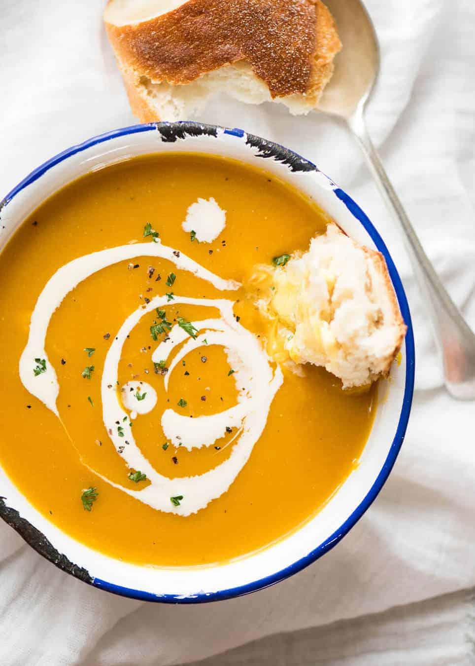 Easy Pumpkin Soup Without Cream