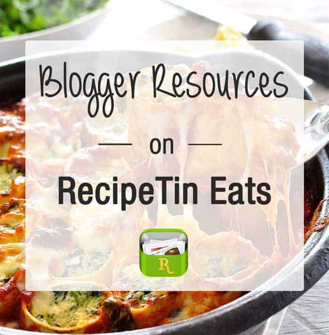 A comprehensive library of resources for food bloggers.