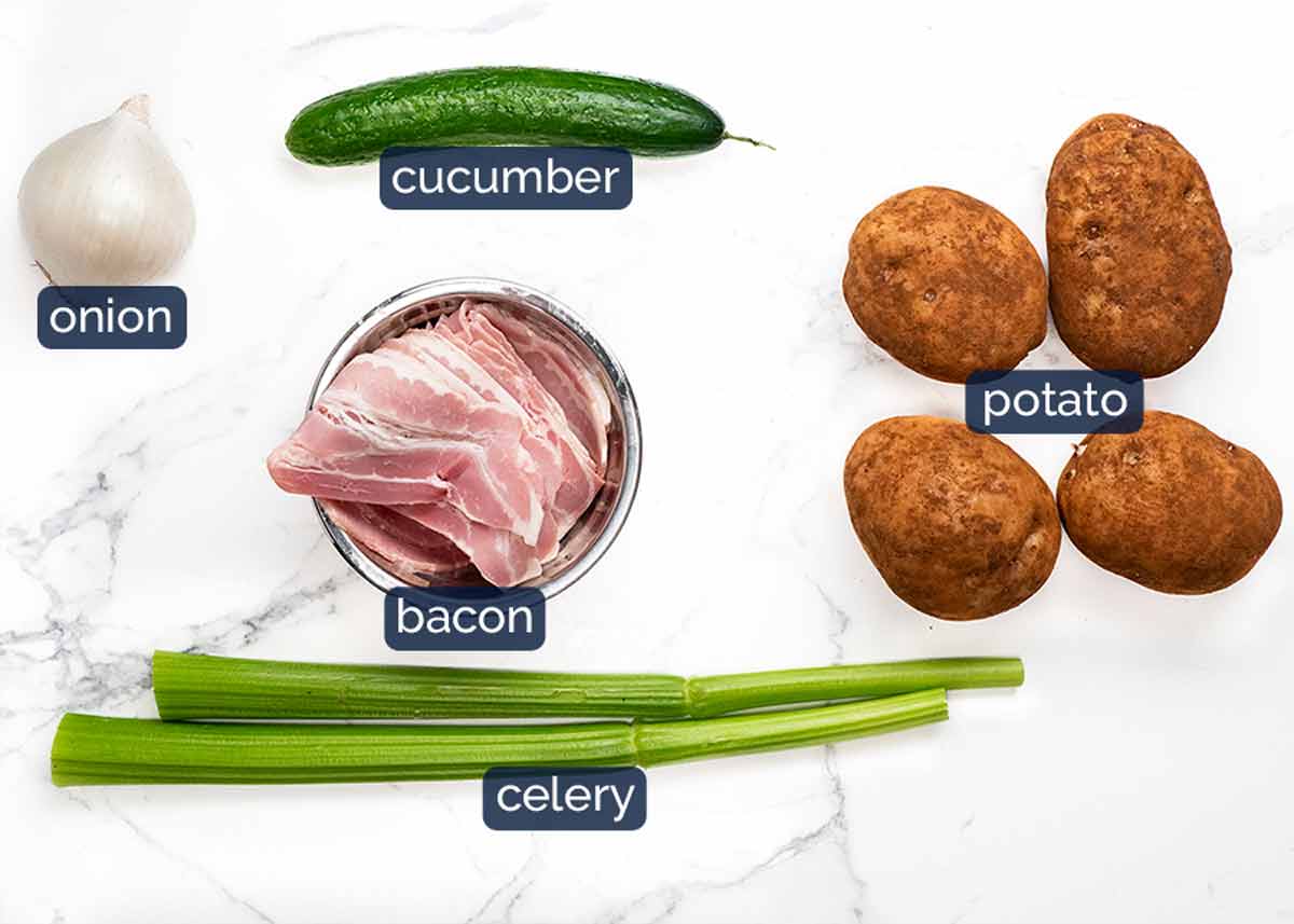 Ingredients in Best potato salad