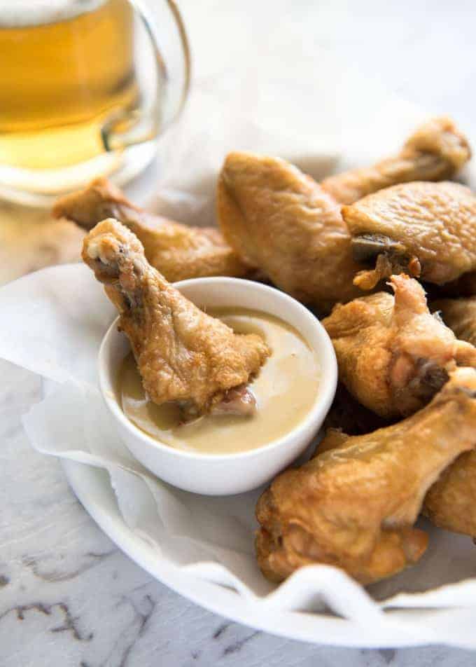 These crispy oven baked wings are so crispy, you will think they've been deep fried! You will be shocked how easy these are to make! recipetineats.com