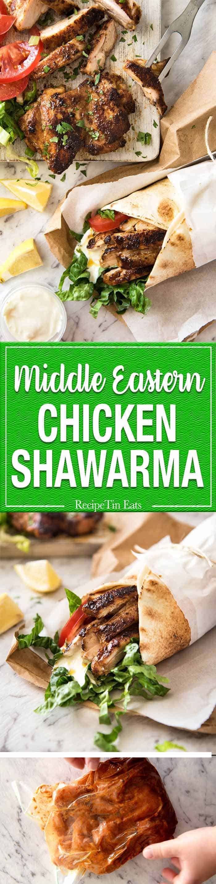 The flavour of this Chicken Shawarma marinade is absolutely incredible, yet made with just a handful of everyday spices. recipetineats.com