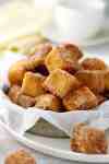 A pile of Cinnamon French Toast Bites