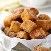 A pile of Cinnamon French Toast Bites