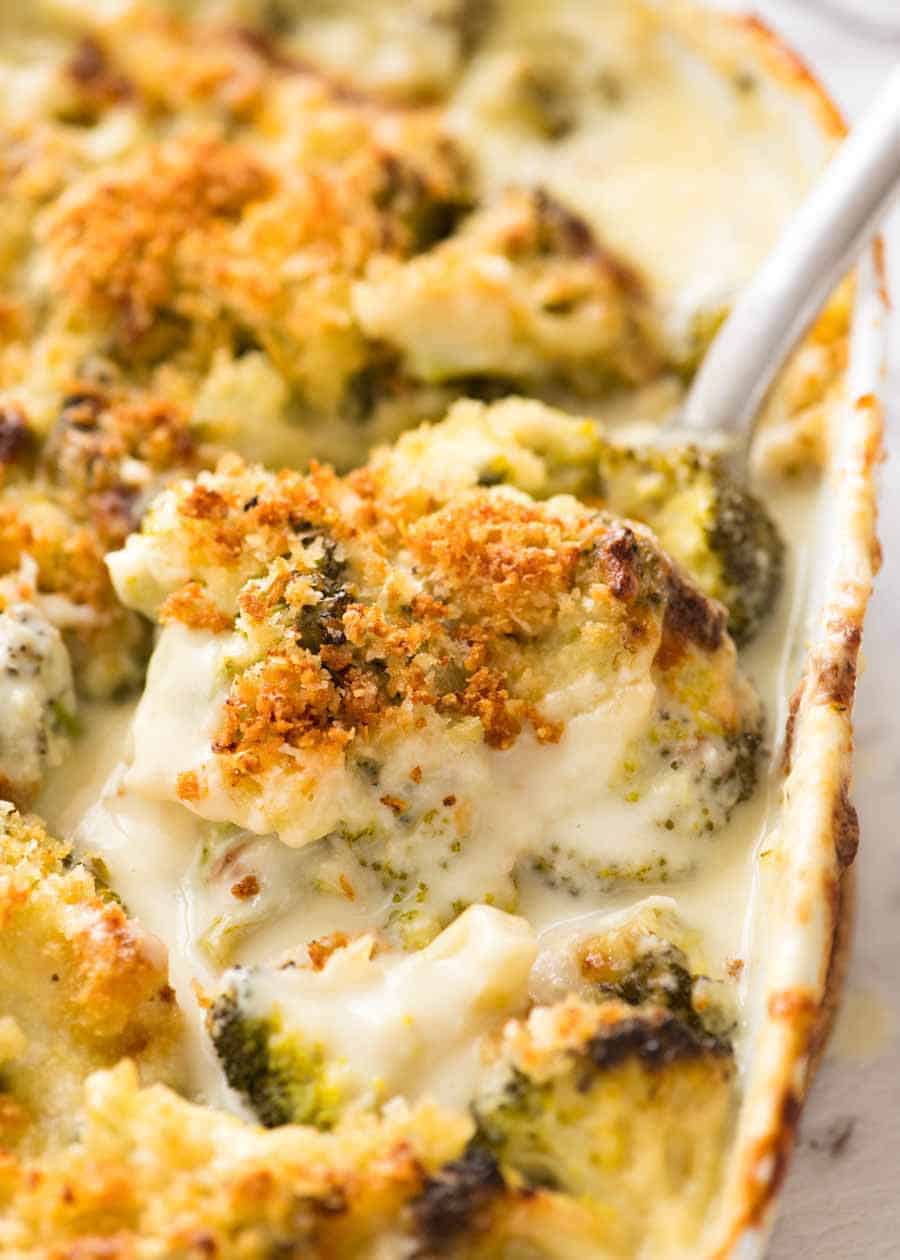 Creamy Broccoli Casserole (Gratin) | RecipeTin Eats