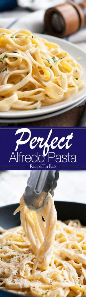 BEST Alfredo Pasta | Made this for a dinner party, my friends said it was JUST LIKE what you get at PROPER Italian restaurants!!!