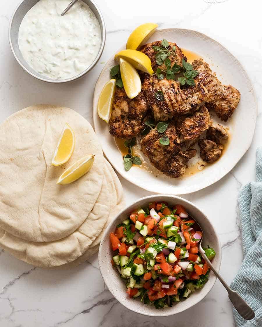 Greek Chicken Gyros recipe | RecipeTin Eats