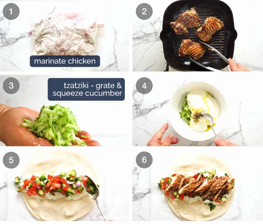 How to make Greek Chicken Gryos