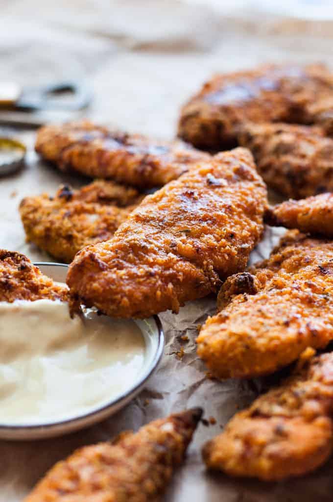 KFC Baked Oven Fried Chicken Tenders | RecipeTin Eats