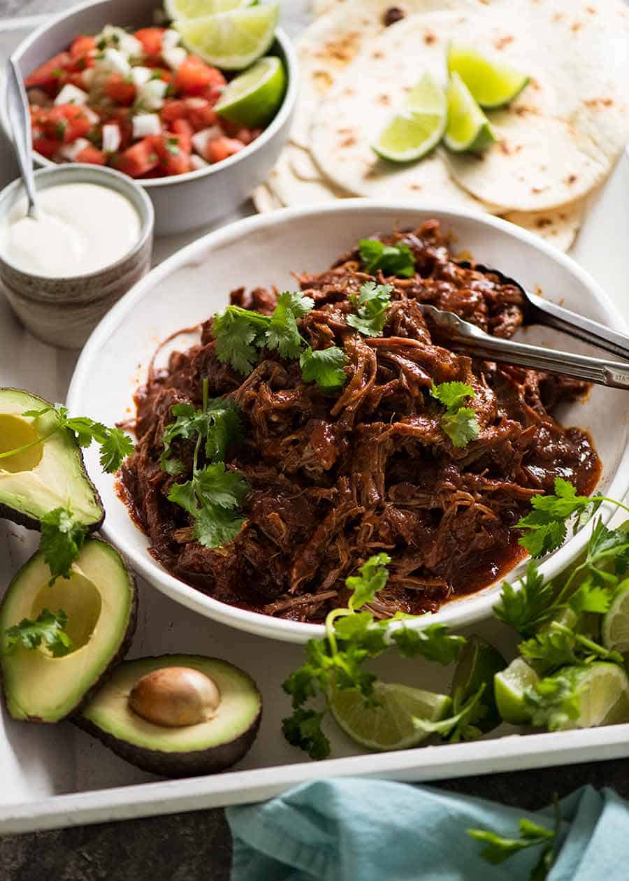 Mexican Shredded Beef (and Tacos) – RecipeTin Eats
