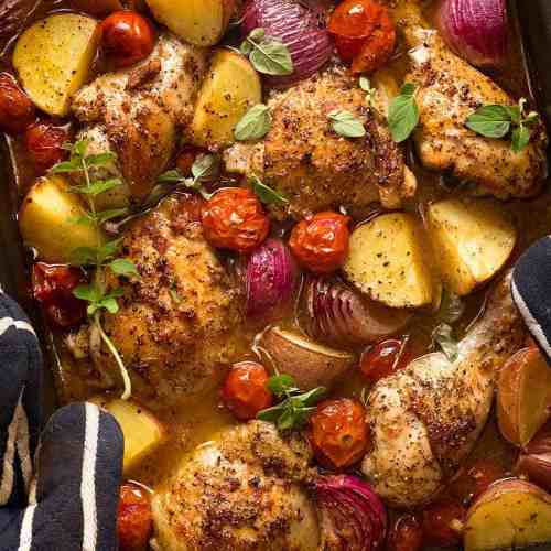 Mediterranean Baked Chicken Dinner Recipetin Eats,Bread Storage Container