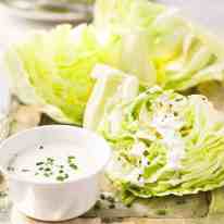 Lettuce Wedges with Ranch Dressing - the ultimate almost-no-chop salad for entertaining!