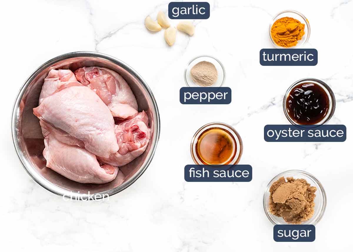 Ingredients in Thai Turmeric Chicken