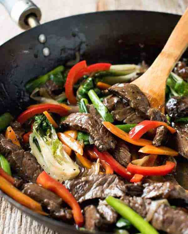 Easy Classic Chinese Beef Stir Fry - Just like you get in restaurants!