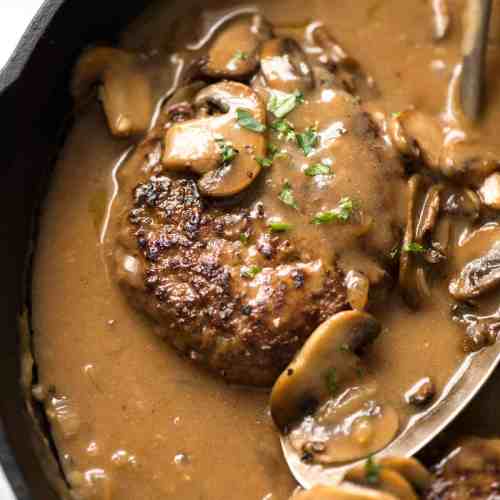 Salisbury Steak With Mushroom Gravy Recipetin Eats