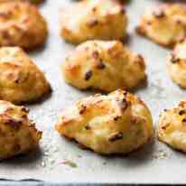 Leftover Mashed Potato Bites - use the potato scooped out of potato skins to make these! Bake them at the same time.