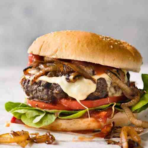 Big, Juicy Hamburgers | Recipetin Eats
