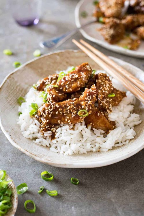 Easy Chinese Honey Sesame Chicken