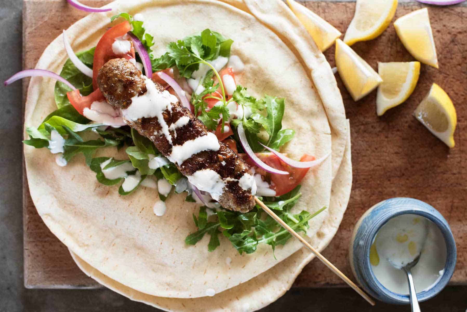 Turkish Lamb Kebab Koftas - Simple to make, exotic and fragrant, 30 minutes from start to finish!