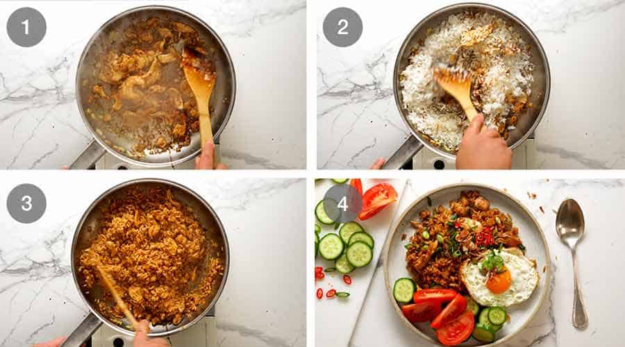 How to make Nasi Goreng (Indonesian Fried Rice)