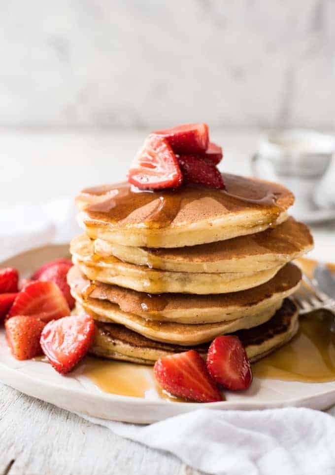 Ricotta Pancakes - So much more moist than ordinary pancakes - and so easy to make!