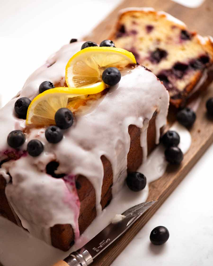 Lemon glaze for blueberry cake recipe