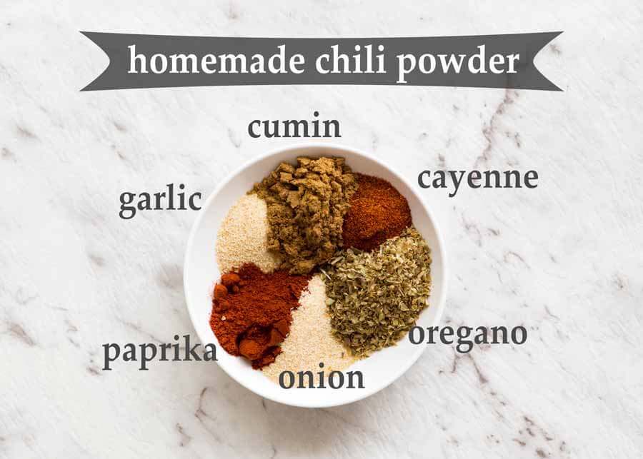 Homemade chilli powder for chilli