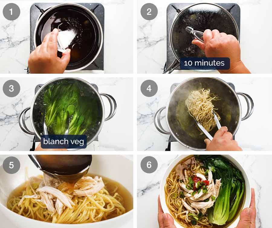 How to make Chinese Noodle Soup