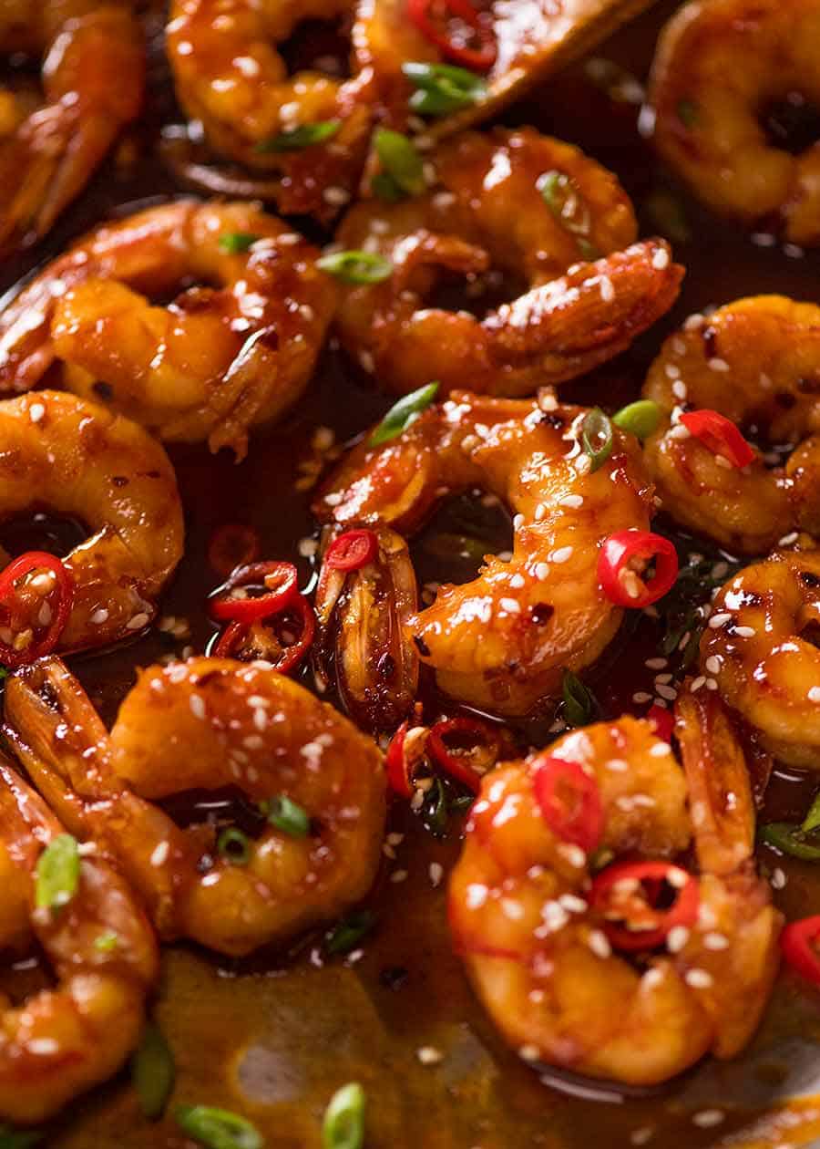 Asian Chilli Garlic Prawns (Shrimp) | RecipeTin Eats
