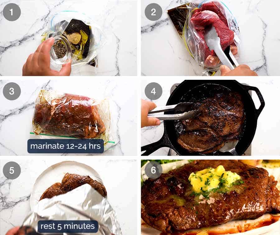 How to marinate steak