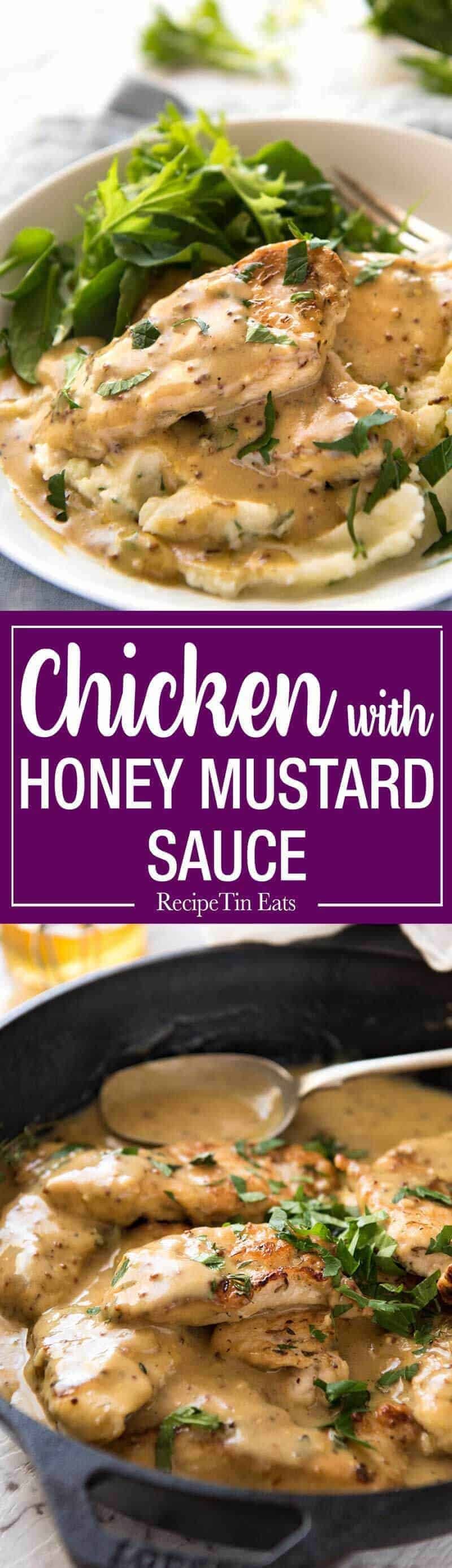Honey Mustard Chicken RecipeTin Eats