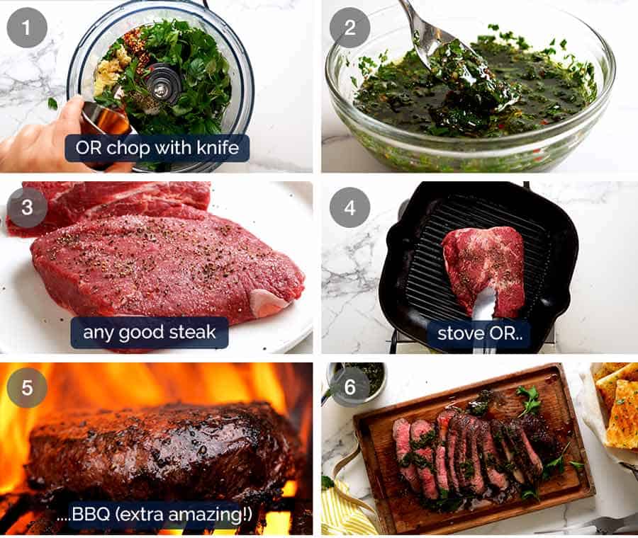 How to make Chimichurri Steak