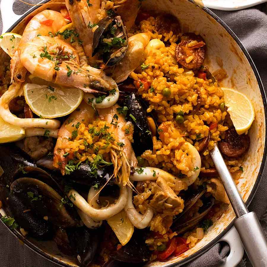 Large Starter Paella Set for original paella from Valencia Spain
