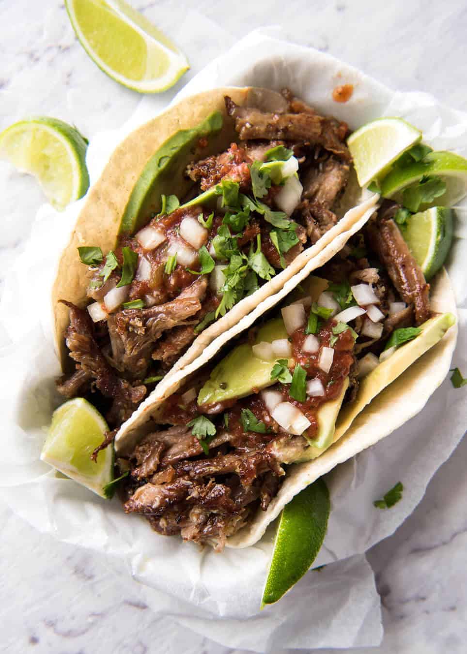 Pork Carnitas Tacos + Good Food & Wine Show! | RecipeTin Eats