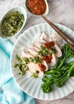 Extra juicy perfect Poached Chicken Breast guaranteed to work every single time! This technique is so easy, it will blow your mind. Served with a gorgeous Ginger Scallion (Shallot) Sauce. recipetineats.com