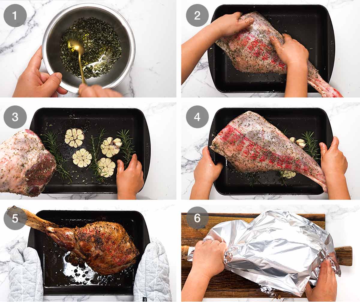 How to make Roast lamb leg