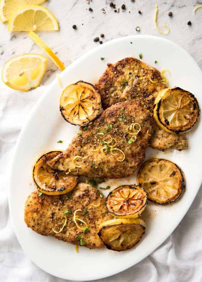 Forget store-bought seasoning! This homemade Lemon Pepper Chicken is so simple and fast, you can make it tonight. It tastes incredible! recipetineats.com 