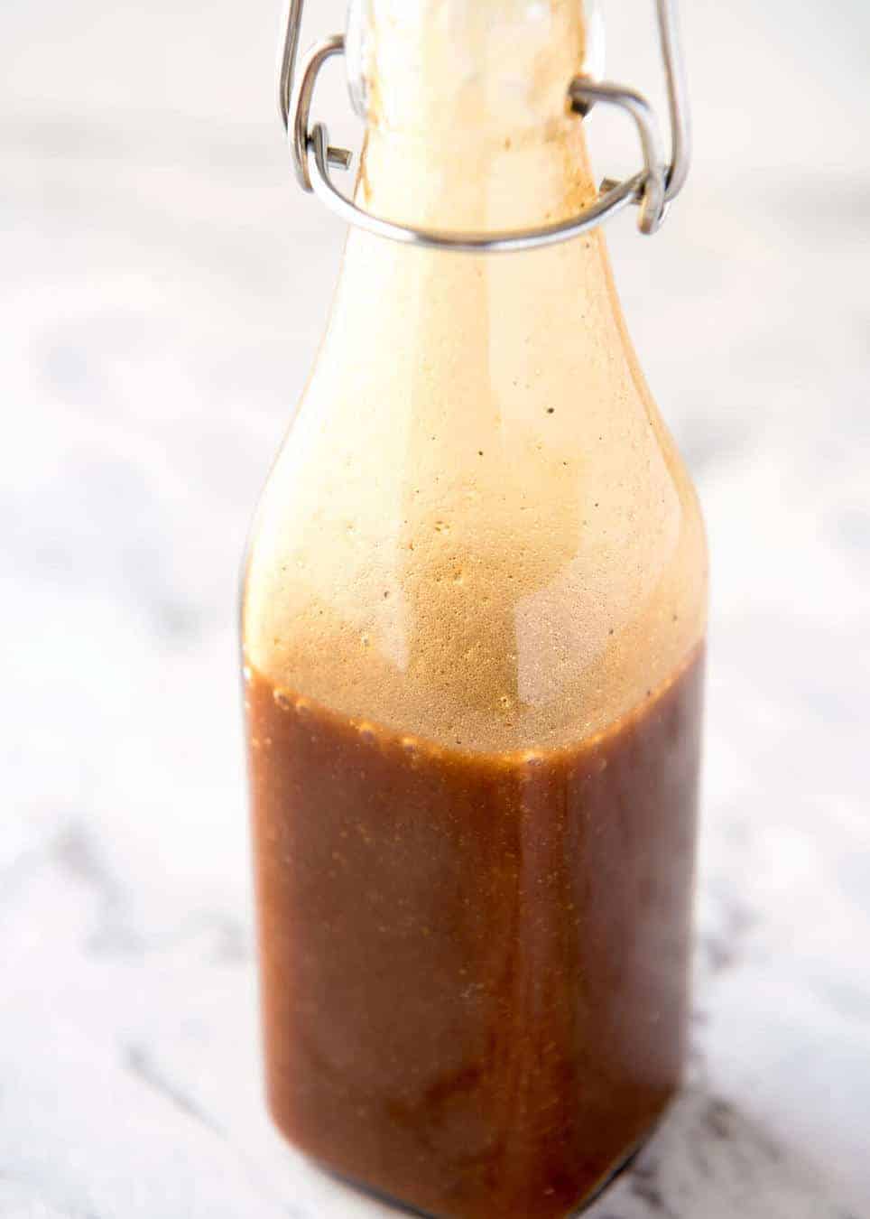 Balsamic Vinegar Dressing - A classic everyone should know: 1 part vinegar, 3 parts oil. Keep for 3 weeks+. recipetineats.com