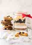 Cookie Mix in a Jar - White Chocolate Cranberry Cookies: Fantastic Christmas gift in a mason jar, just add melted butter and an egg, no beater required! recipetineats.com