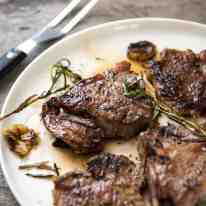 Rosemary Garlic Grilled Lamb Chops - A simple marinade infuses this with fantastic flavour! Use the marinade for any quick-cooking cut of lamb - chops or steaks. www.recipetineats.com
