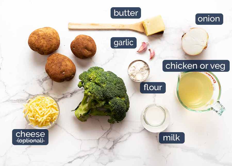 What goes in Broccoli and Potato Soup