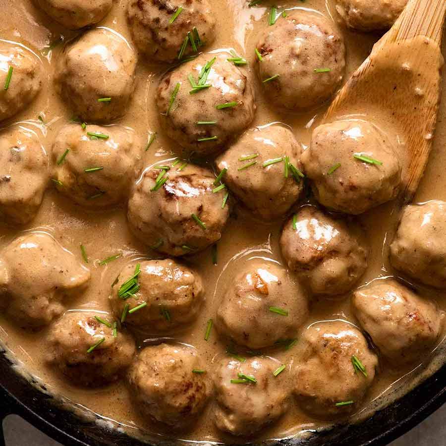 Swedish Meatballs (homemade Ikea Meatballs) | RecipeTin Eats