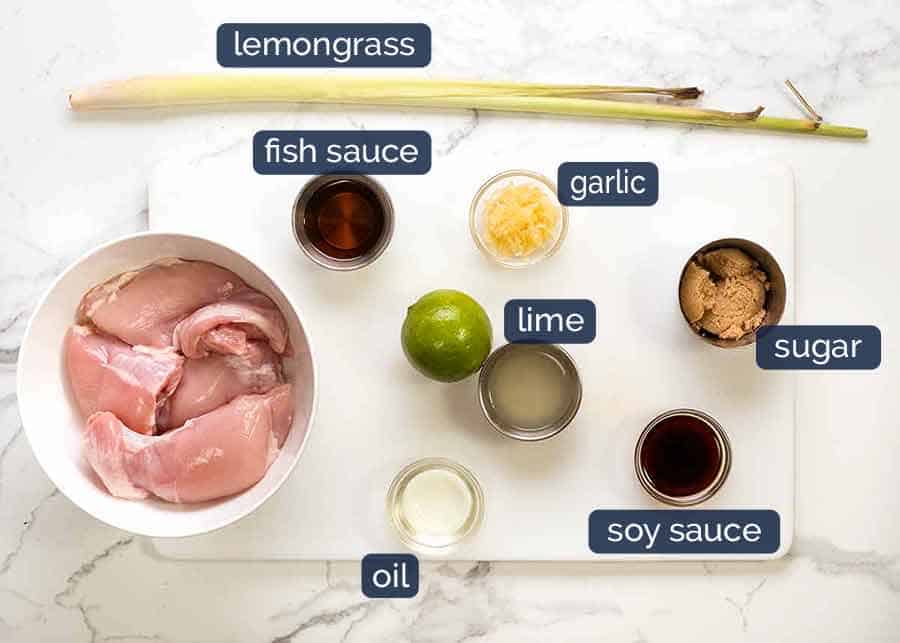 What goes in Vietnamese Lemongrass Chicken